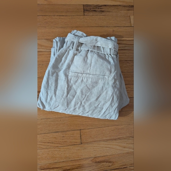 Dynamite Light Gray Tie-Waist Joggers - Picture 5 of 5